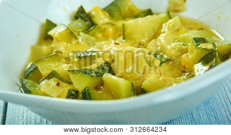 Indian Pumpkin  - Sweet And Sour Zucchini