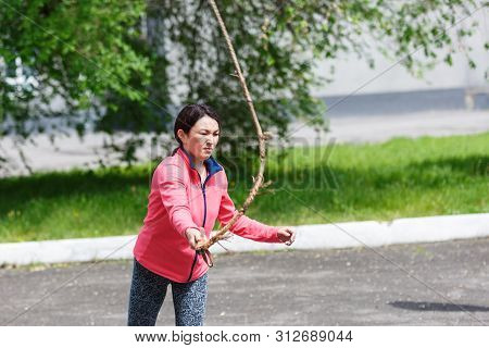 Novokuznetsk. Russia. 08.06.2019. Competitions In National Games Of Small Peoples Of Siberia. Shoria