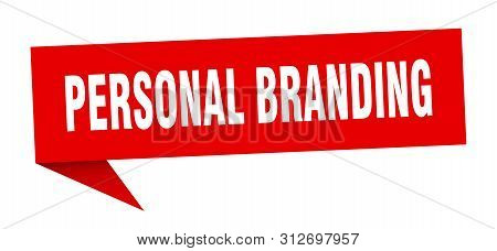 Personal Branding Speech Bubble. Personal Branding Sign. Personal Branding Banner