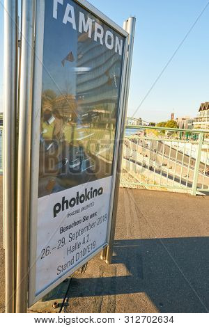 COLOGNE, GERMANY - CIRCA SEPTEMBER, 2018: an advertisement poster seen in Cologne, Germany.