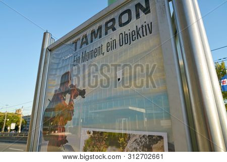 COLOGNE, GERMANY - CIRCA SEPTEMBER, 2018: an advertisement poster seen in Cologne, Germany.
