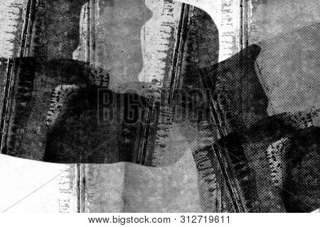 Abstract Grunge Photocopy Texture Background, Illustration, Screen, Print, Abstract.