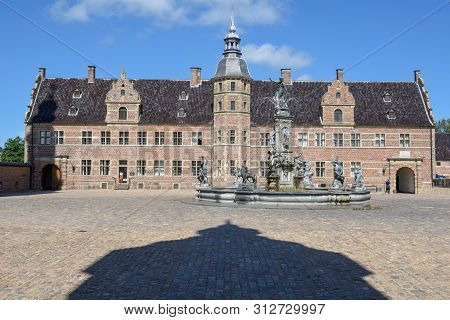 The Castle Of Frederiksborg At Hillerod On Denmark