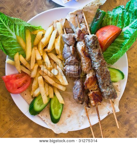 Spyddene Mix arabisk grillspyd