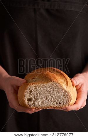 Fresh Homemade Bread. Crisp. Bread At Leaven. Unleavened Bread. Dietary Bread