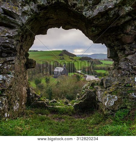 The Rock Of Dunamase Is The Ruins Of A 9th Century Castle In County Laois, Ireland