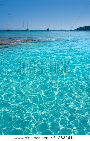 Ibiza Playa Ses Salines beach Es Cavallet in Sant Josep of Balearic Islands