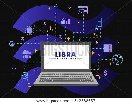 Libra Cryptocurrency Template Design.new Cryptocurrency. Calibra Is A New Digital Wallet For A New D