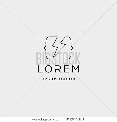 Coding Flash Logo Design Vector Simple Symbol Icon