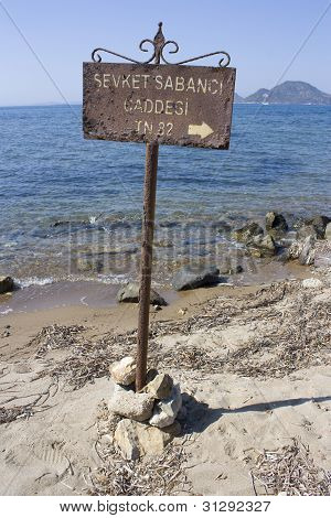 Turkish sign