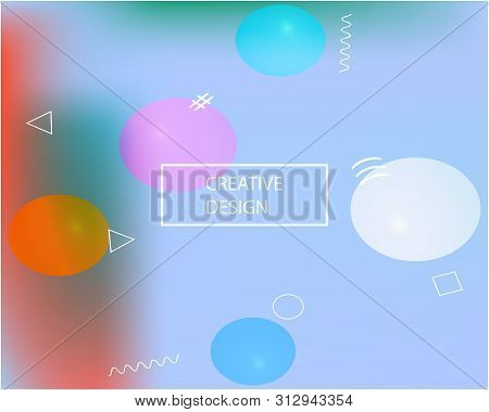 Modern Concept In Color Pattern. Eps. Vector Illustration Layout. Exclusive Splash And Spreading Spo