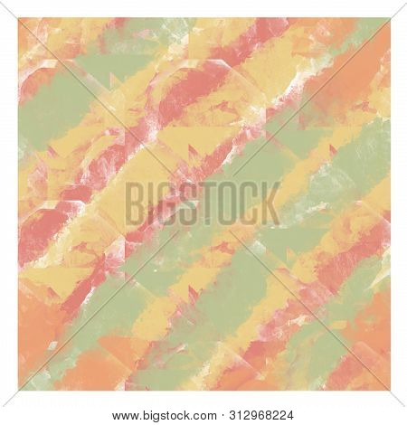 Abstract Multicolored Watercolor Background With Stone Texture With Paint Stains