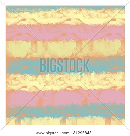 Abstract Multicolored Watercolor Background With Stone Texture With Paint Stains