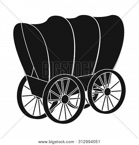 Bitmap Illustration Of Stagecoach And Wagon Symbol. Collection Of Stagecoach And Ride Bitmap Icon Fo