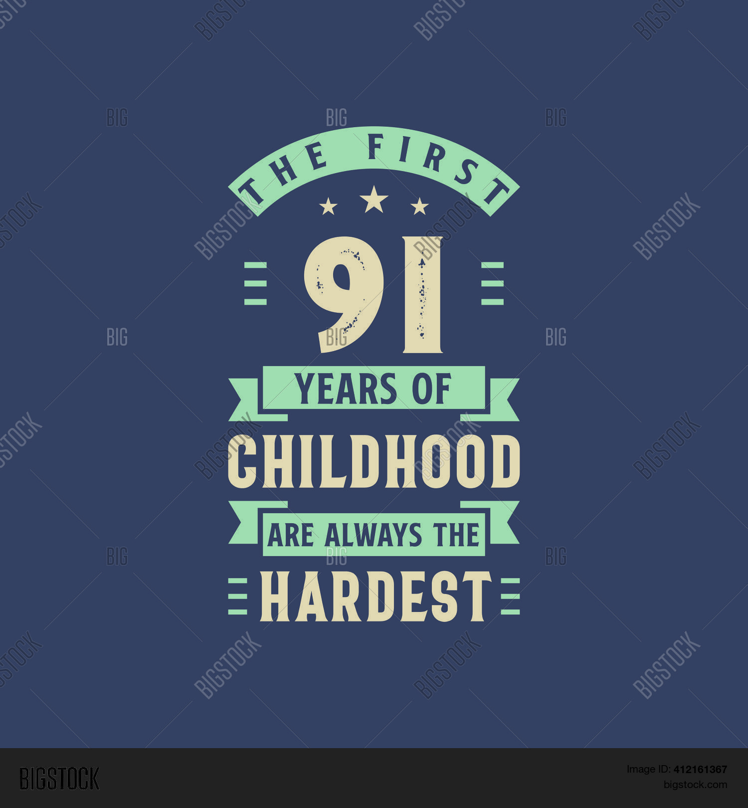 First 91 Years Vector & Photo (Free Trial) | Bigstock
