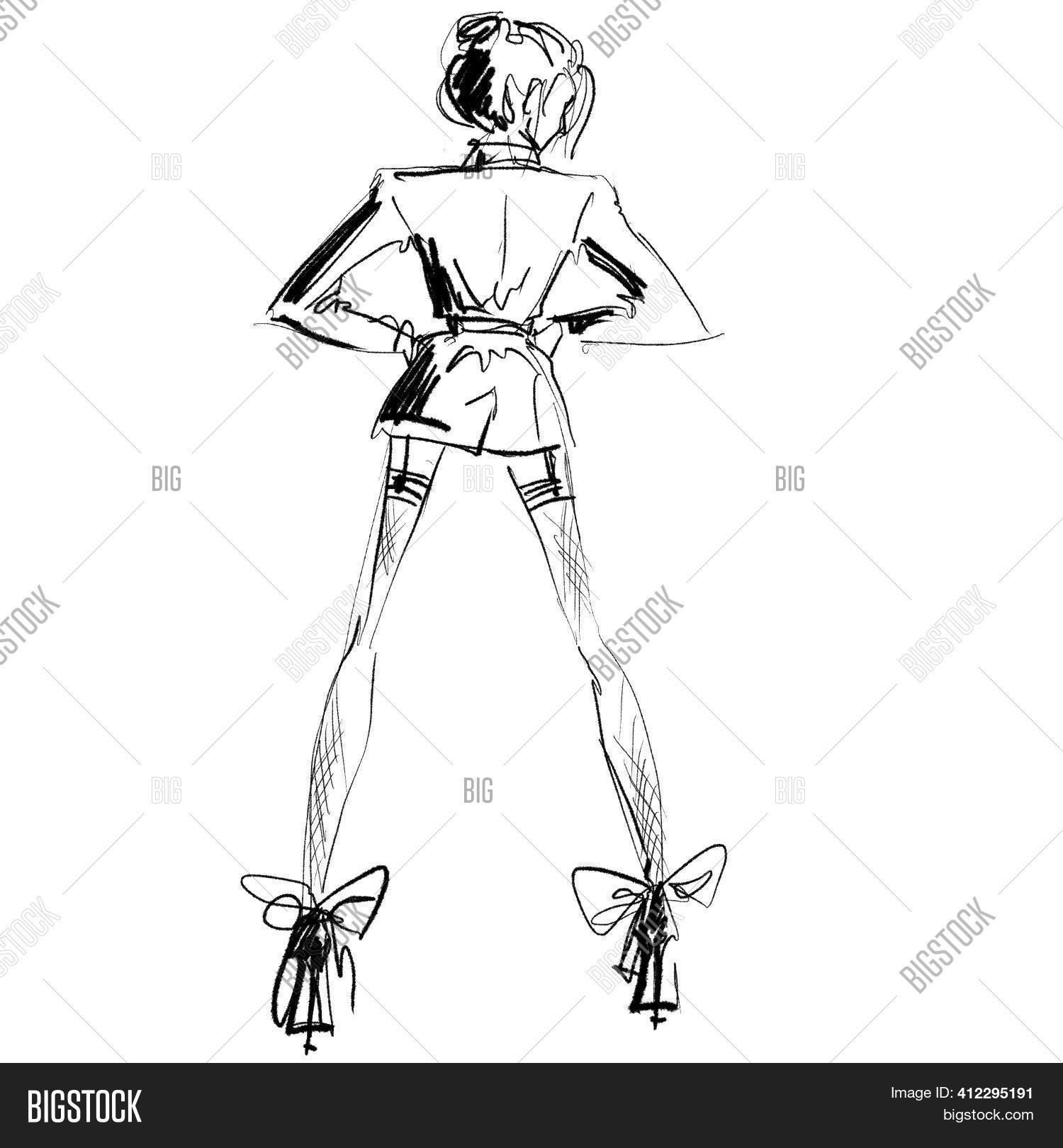 Sketch Graphics Sexy Image & Photo