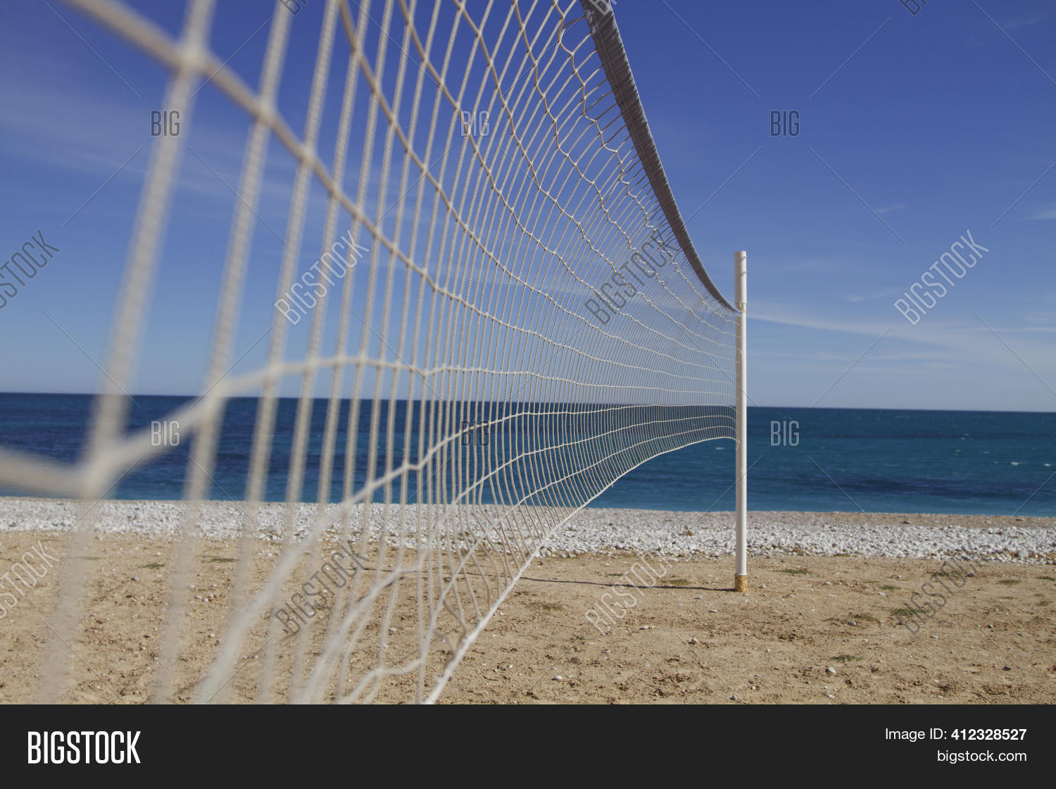Empty Volleyball Court Image & Photo (Free Trial) Bigstock
