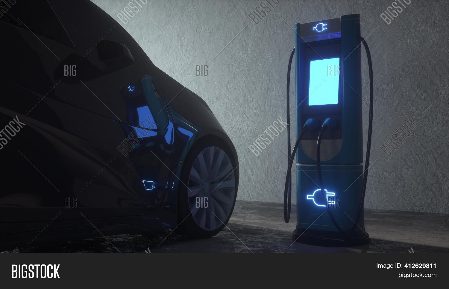 Electric Car Garage. Image & Photo (Free Trial) Bigstock