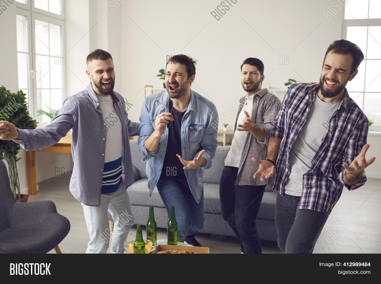 Karaoke Home Party Image & Photo (Free Trial) Bigstock