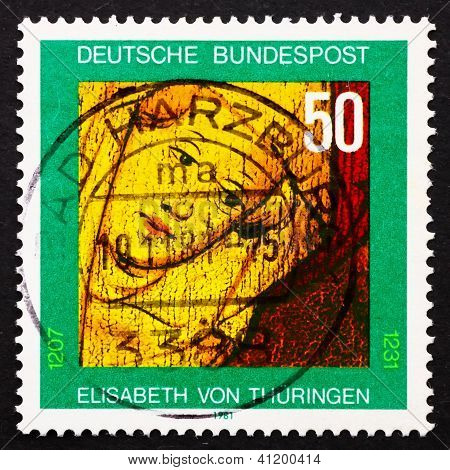 Postage Stamp Germany 1981 St. Elizabeth Of Thuringia