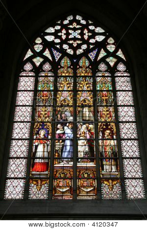 Religiøse farvet glas