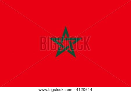 Flag i Morrocco