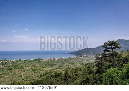 View Of A Beach At Thassos Island