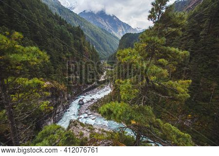 Bhote-khosi River Valley, Nepal