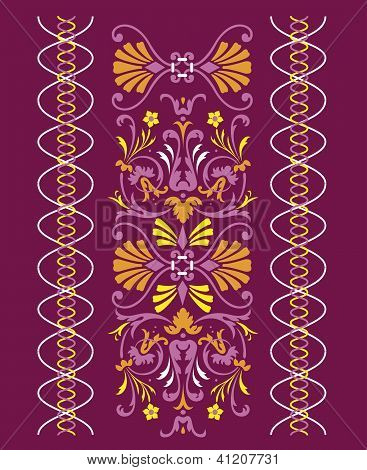 Decorative purple background