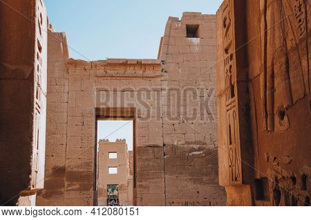 Ruins Of The Egyptian Karnak Temple, The Largest Open-air Museum In Luxor.