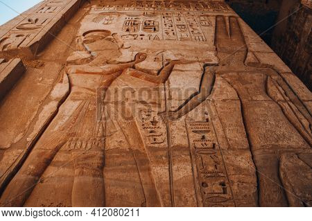 Ruins Of The Egyptian Karnak Temple, The Largest Open-air Museum In Luxor.