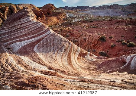 Brand bølge på Valley Of Fire State Park