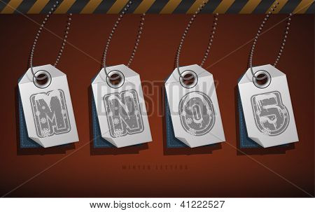 Digits & Capital Letters
