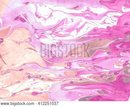 Tie Dye Striped Pattern Abstract Background. Cotton Fabric Abstract Texture Background.