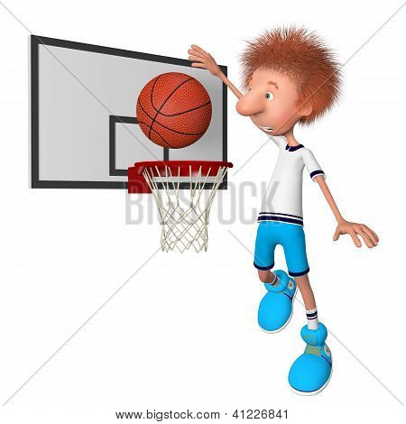 der Basketballspieler fÃ¼r die Ausbildung