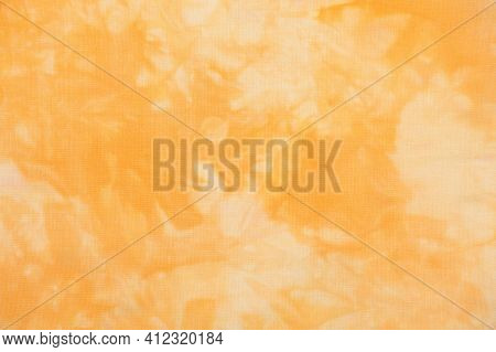 Tie Dye Striped Pattern Abstract Background. Cotton Fabric Abstract Texture Background.