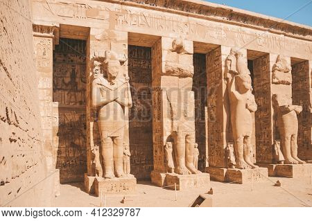 Ruins Of The Egyptian Karnak Temple, The Largest Open-air Museum In Luxor.