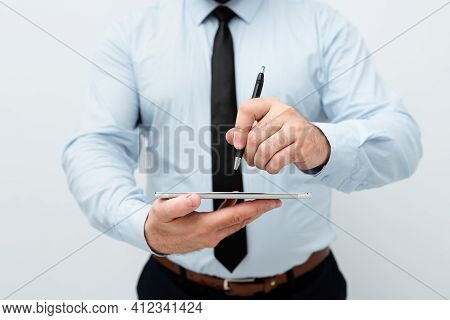 Close Up Hand Young Man Are Sitting Using Pen Writing Record Lecture Note Pad Into The Book On The T