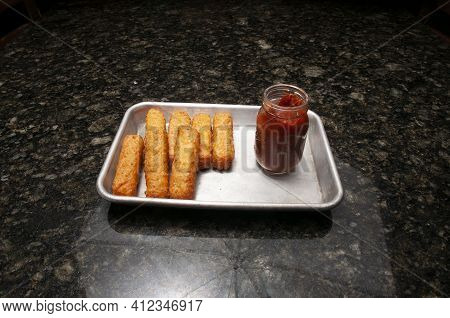 American Cuisine Dish Known A Mozzarella Sticks