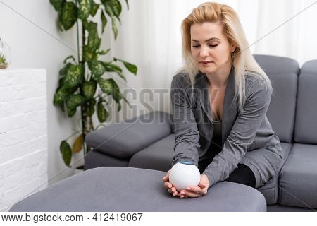 A Fortune Teller Gazes Into Her Ball
