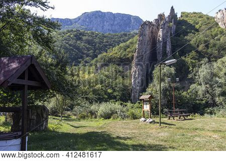 Rock Formations Ritlite  At Iskar River Gorge, Balkan Mountains, Bulgaria
