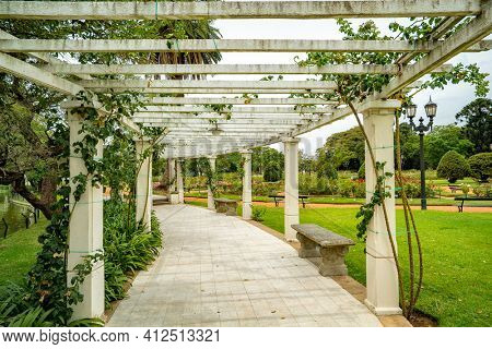 Rosedal park in Buenos Aires Argentina