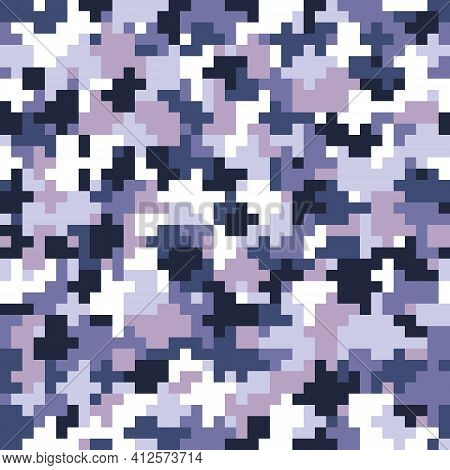 Abstract Urban Pixel Motif Geometric Brushed Texture Background