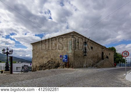 Belmonte, Portugal; May 2017 :building Housing The Zêzere Museum, Which Displays The Ecosystems On T