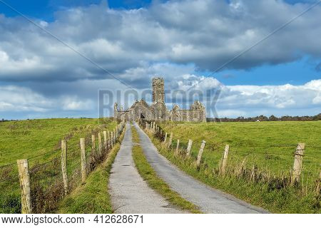 Ross Errilly Friary Is A Medieval Franciscan Friary Located About A Mile To The Northwest Of Headfor