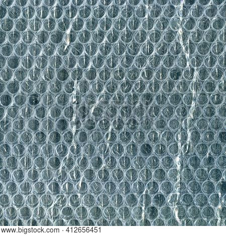 Plastic Air Bubble Protection Foil Wrap Texture Background, Air Bubble Packing Texture