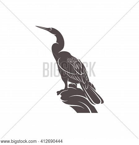 Snake Bird Design Vector Illustration, Creative Snake Bird Logo Design Concept Template, Symbols Ico