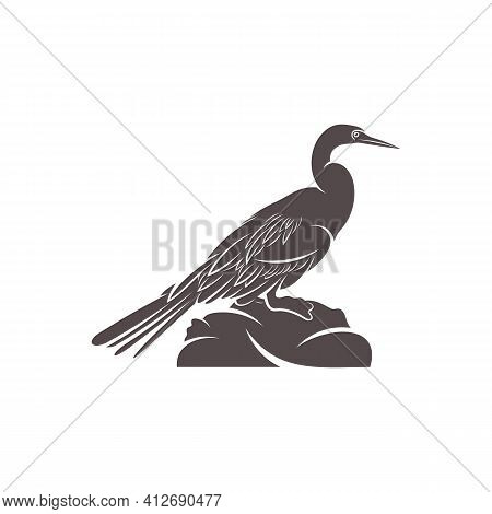 Snake Bird Design Vector Illustration, Creative Snake Bird Logo Design Concept Template, Symbols Ico