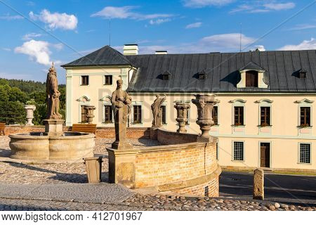 Manetin castle, Western Bohemia, Czech Republic