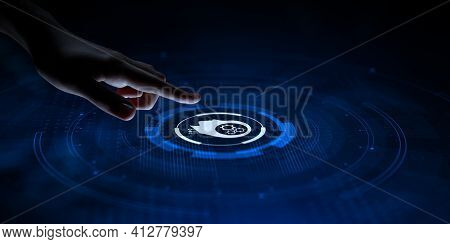 Machine Learning Ai Artificial Intelligence Neural Network Technology Concept.